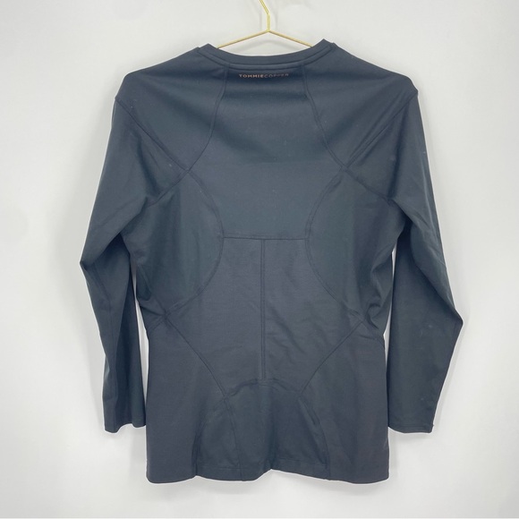 Tommie Copper Mens XL Long Sleeve Compression Shirt with Front Zipper black - Picture 5 of 10